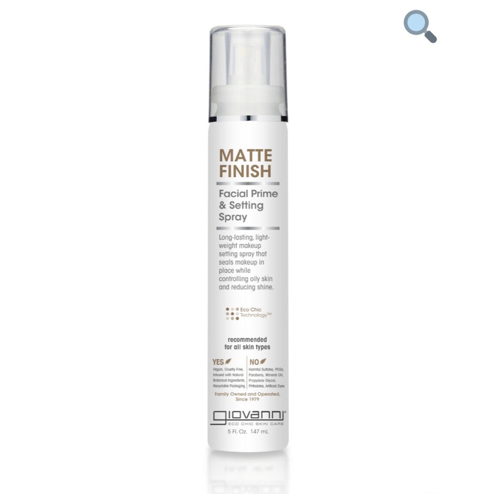 Matte Finish Facial Prime and Setting Spray